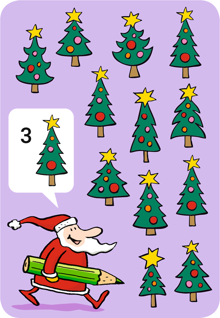 50 lustige Weihnachtsrätsel ohne Worte