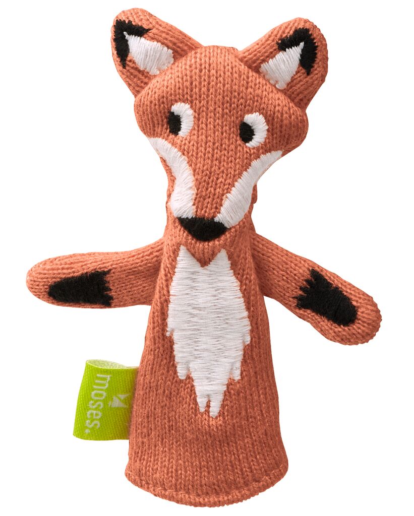 Gestricktes Fingerpüppchen Fuchs