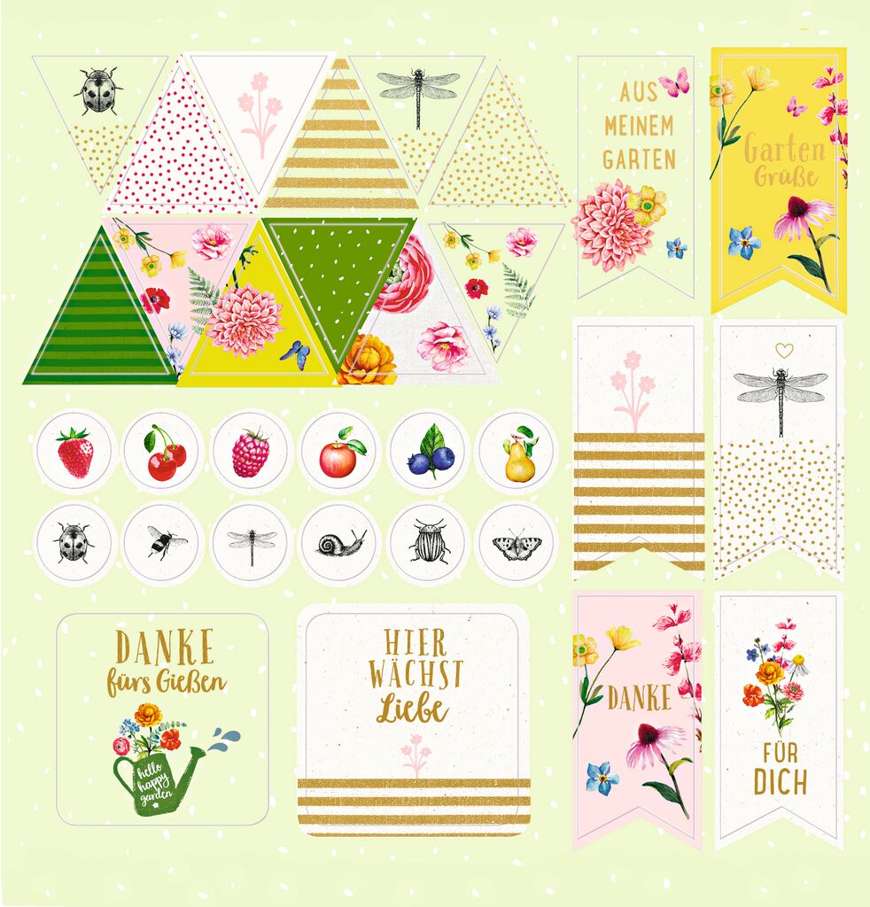 Blatt & Blüte Stickerbuch Gartenliebe Blatt & Blüte Stickerbuch Gartenliebe