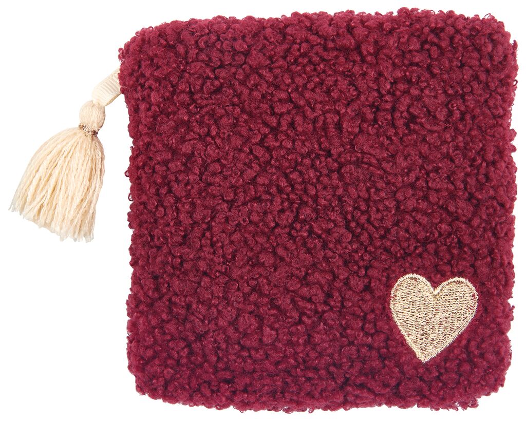 Kirschkernkissen Teddy rot