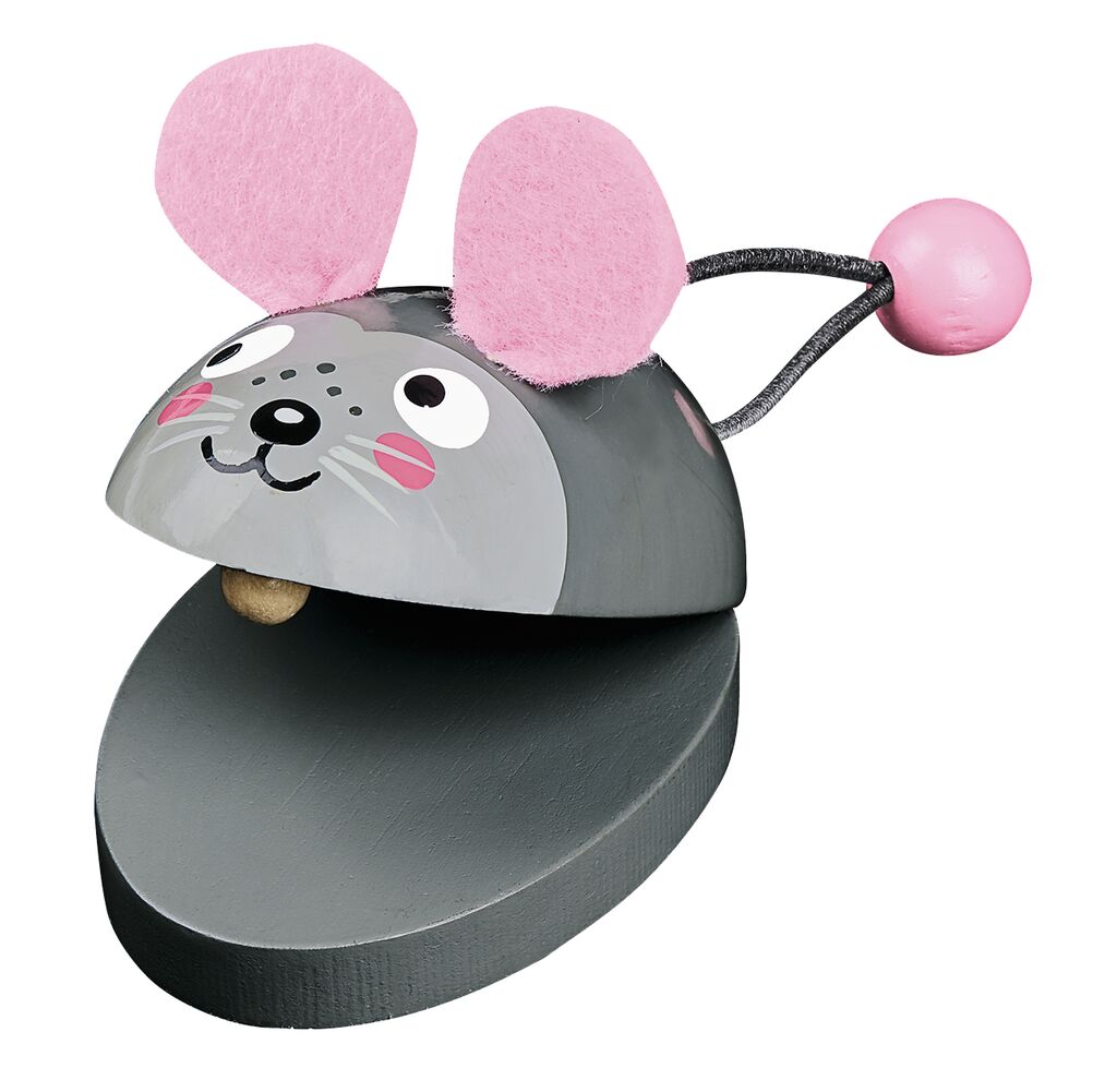 Krabbelkäfer Tier-Kastagnette Maus