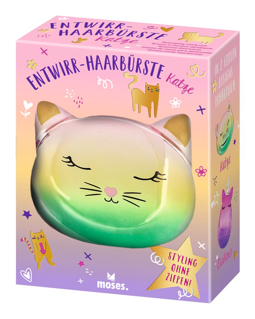 Entwirr-Haarbürste Katze