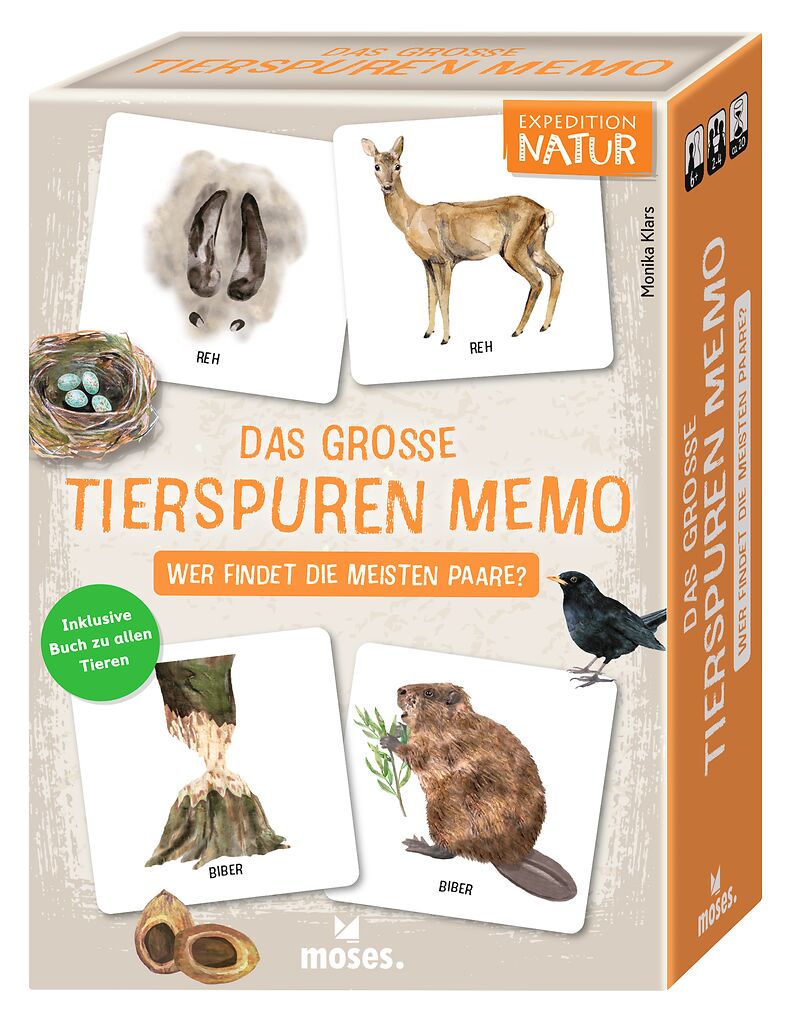 Expedition Natur - Das große Tierspuren Memo