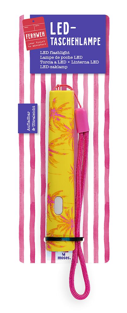 Fernweh Taschenlampe Slim Palmen