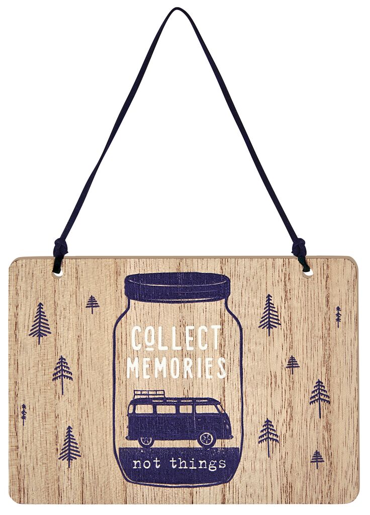 Fernweh Dekoschild Memories