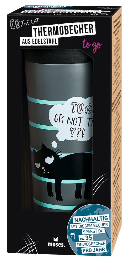 Ed, the Cat Thermobecher To Go Ed, the Cat Thermobecher To Go