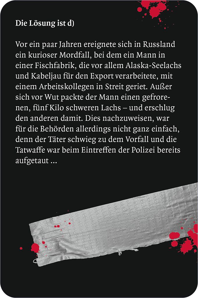 Das große True Crime Quiz - 100 mörderisch unterhaltsame Fragen & Antworten