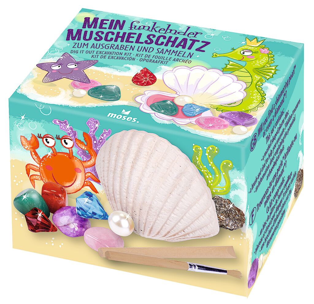 Mein funkelnder Muschelschatz - Zum Ausgraben und Sammeln