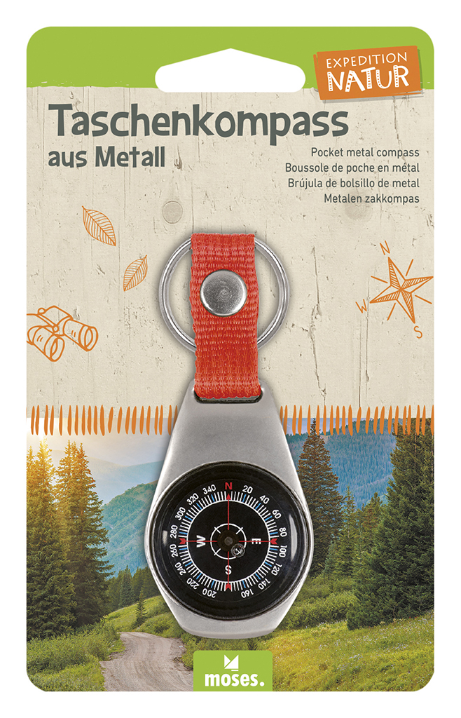 Expedition Natur Taschenkompass rot Expedition Natur Taschenkompass rot