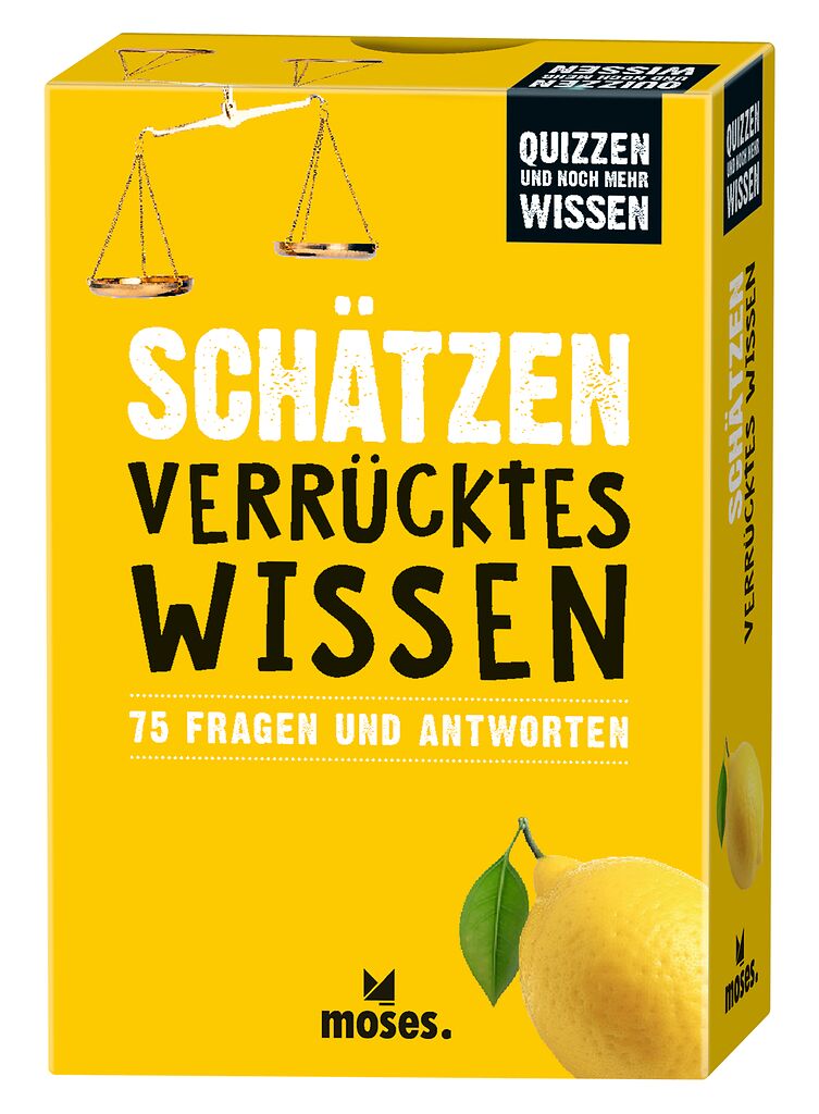 Quizzen & Wissen: Schätzen - Verrücktes Wissen - 75 Fragen & Antworten