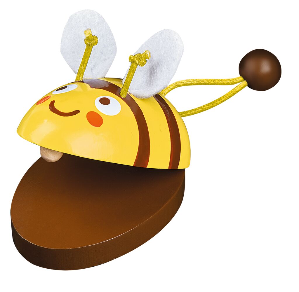Krabbelkäfer Tier-Kastagnette Biene