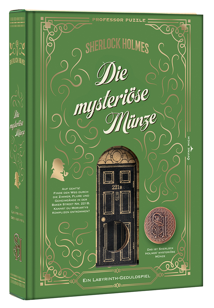 Sherlock Holmes und die mysteriöse Münze - Geduldspiel Sherlock Holmes und die mysteriöse Münze - Geduldspiel