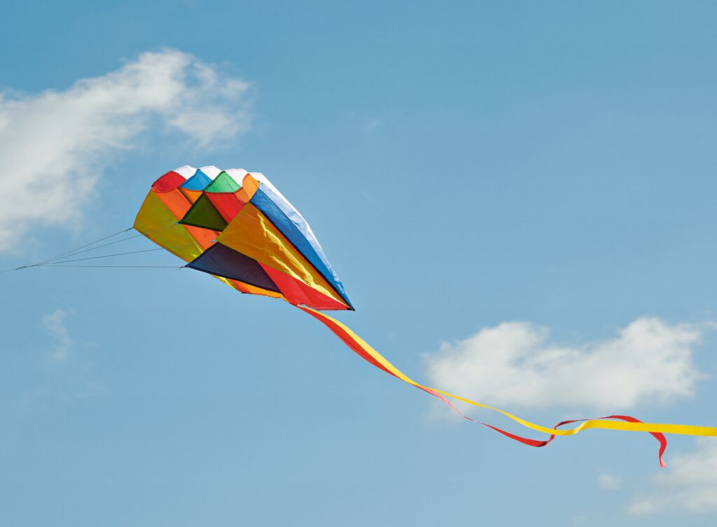 Bunter Taschen-Flugdrachen Bunter Taschen-Flugdrachen