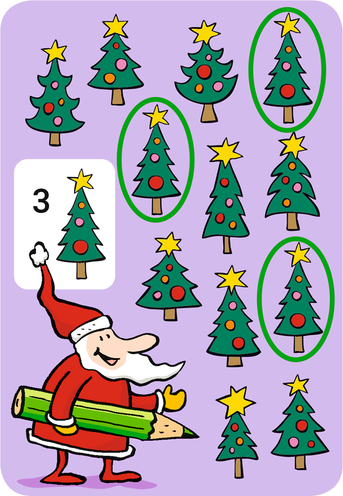 50 lustige Weihnachtsrätsel ohne Worte