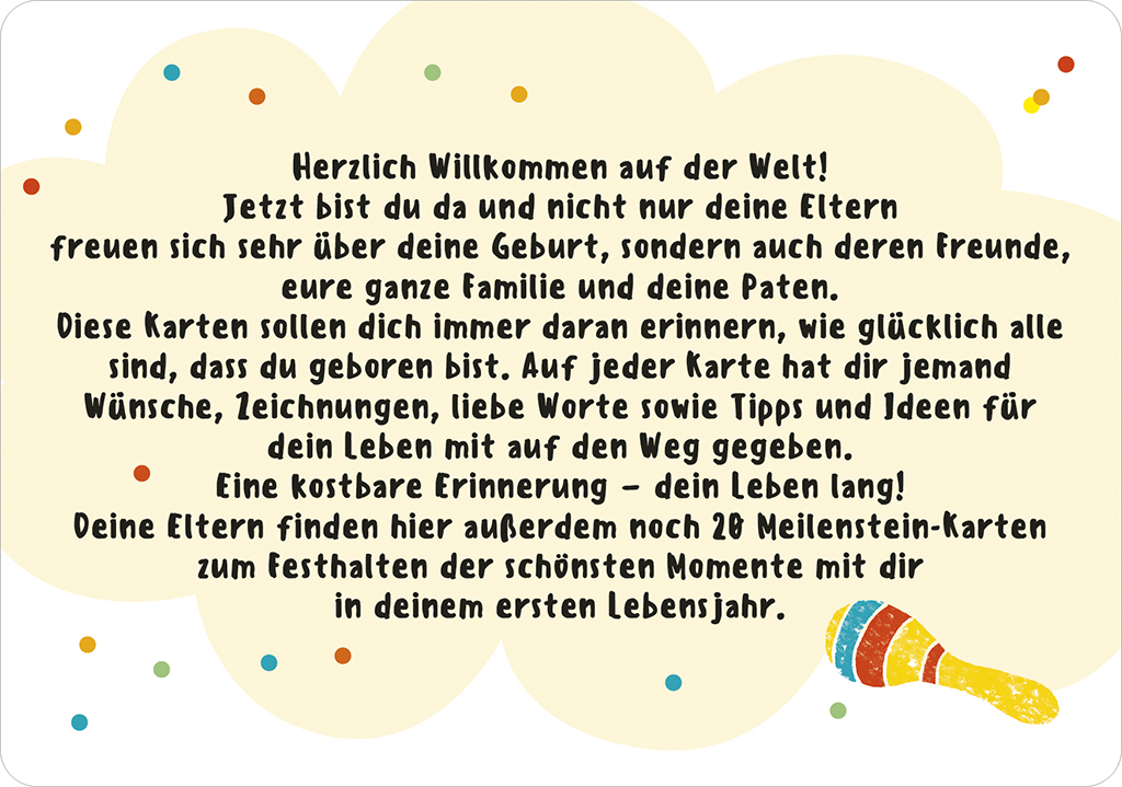 Wie schön, dass du da bist! - Geschenkbox & Meilensteinkarten zur Geburt Wie schön, dass du da bist! - Geschenkbox & Meilensteinkarten zur Geburt