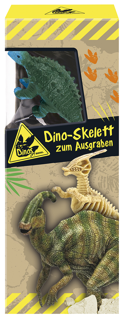 Dino-Skelett zum Ausgraben