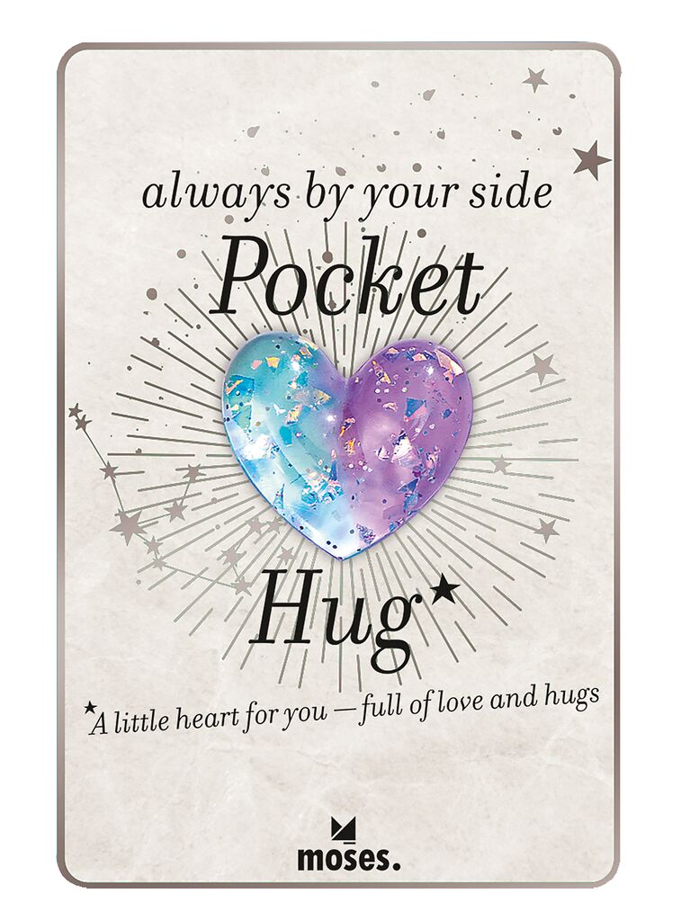 Glücksbringer Pocket Hug blau-violett
