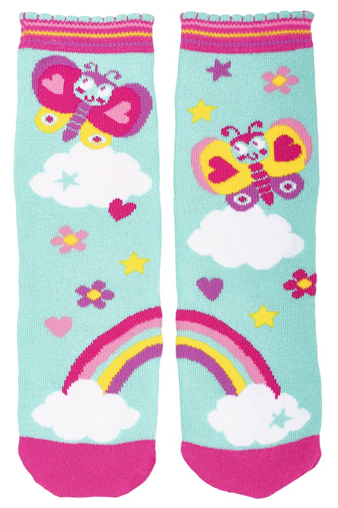 Krabbelkäfer Zaubersocken Schmetterling Krabbelkäfer Zaubersocken Schmetterling