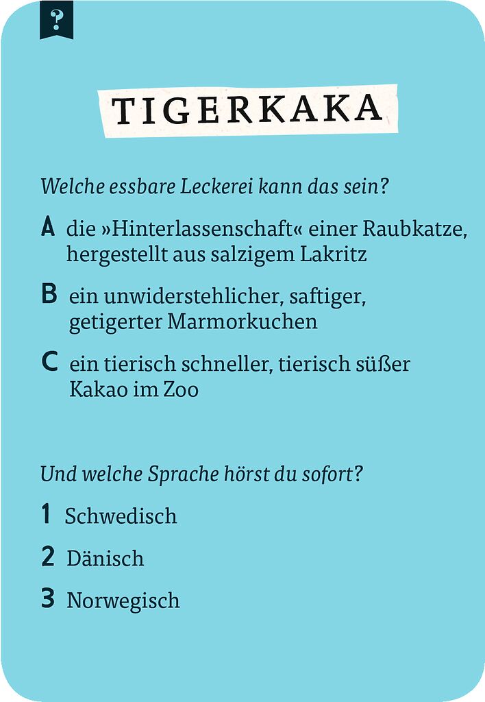 Das große Quiz der verrückten Wörter