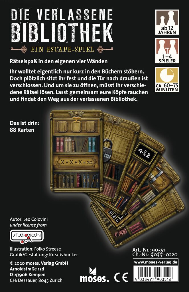 Die verlassene Bibliothek - Escape-Spiel