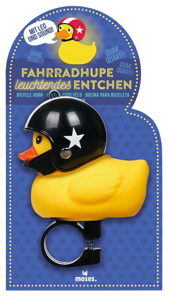 Fahrradhupe Leuchtendes Entchen schwarz