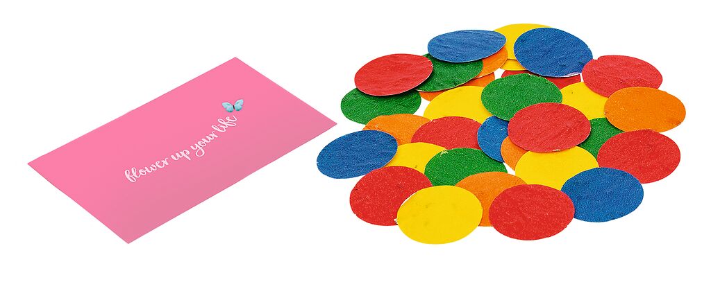 Blatt & Blüte Blumenkonfetti Happy Day