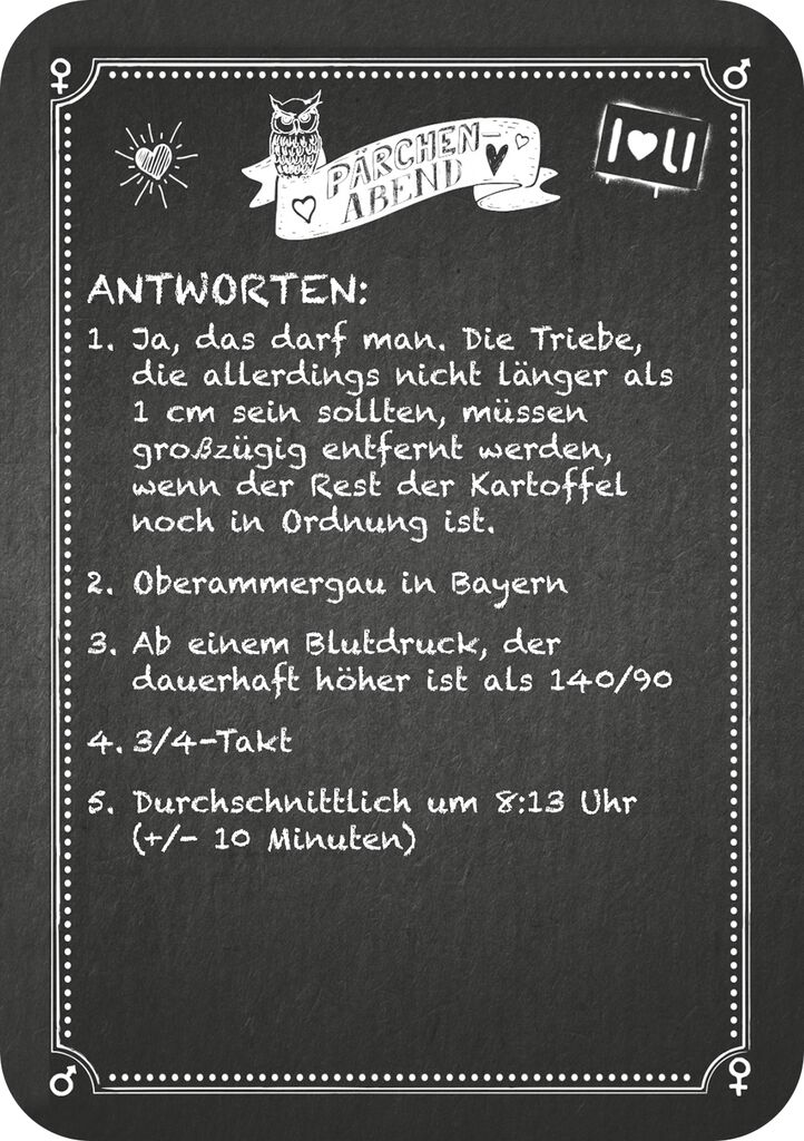 Kneipenquiz - Pärchenabend (3. Ergänzungsset)