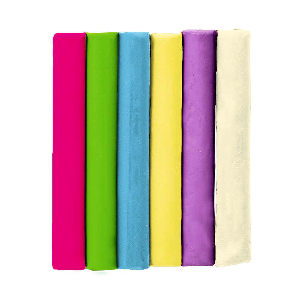 Kunterbuntes Knetset Glow neon