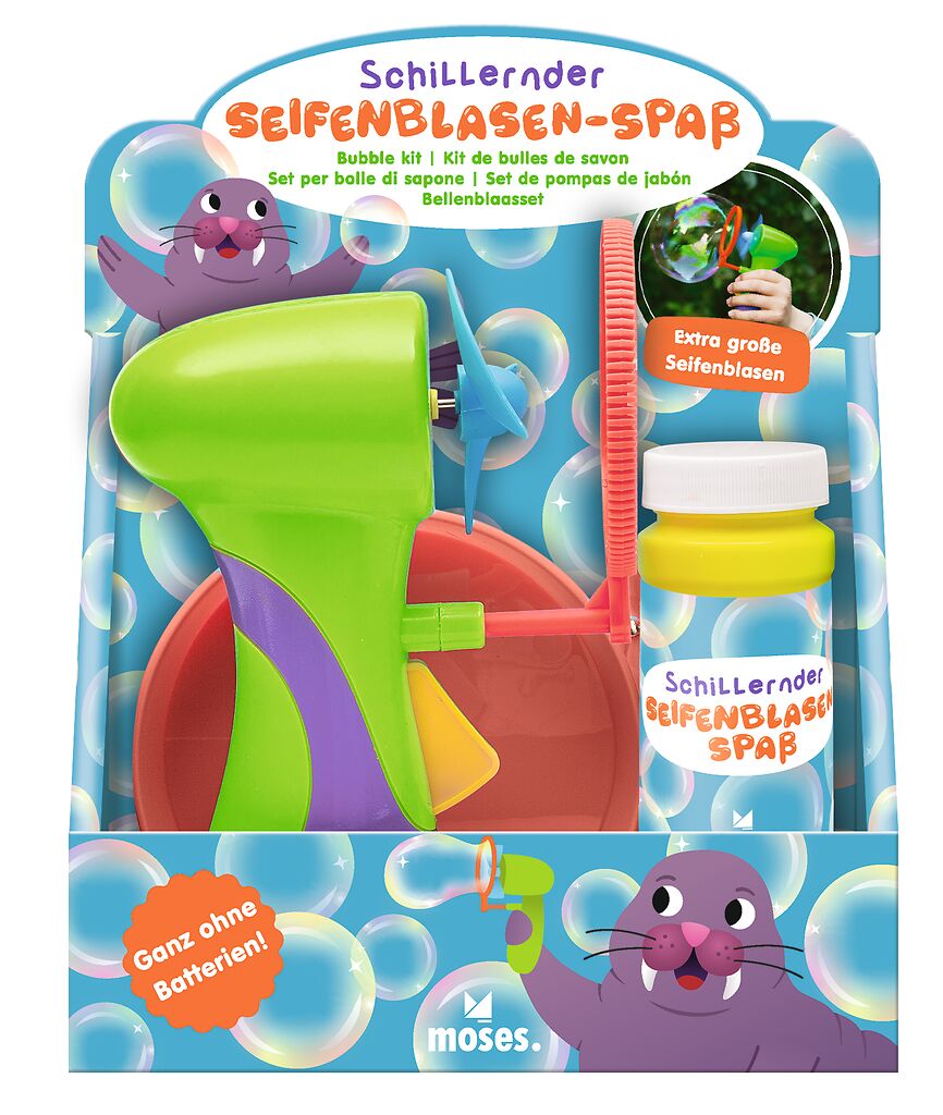 Schillernder Seifenblasen-Spaß