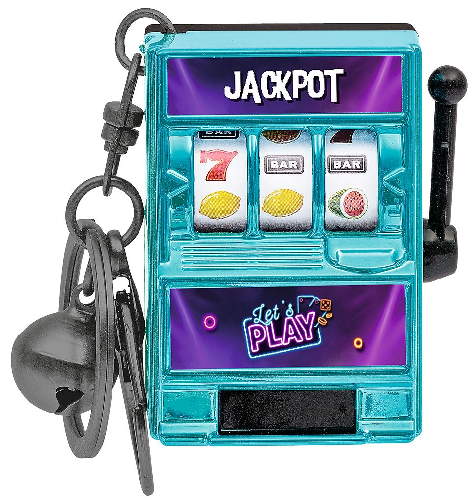 Let's play Schlüsselanhänger Jackpot türkis