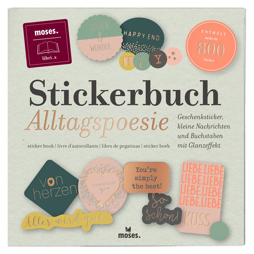 moses. libri_x Stickerbuch Alltagspoesie