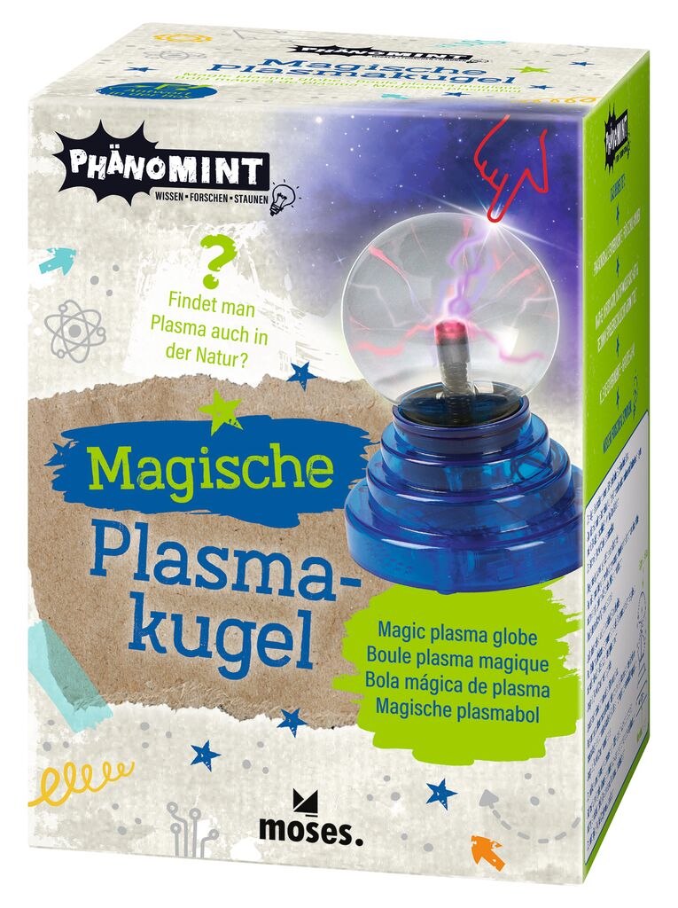 PhänoMINT Magische Plasmakugel blau