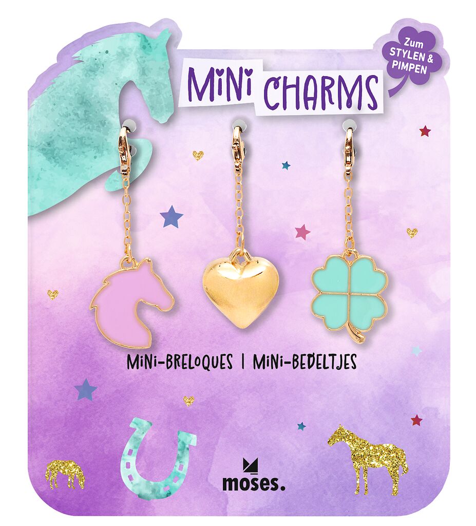 Pferde Mini-Charms Pferdekopf
