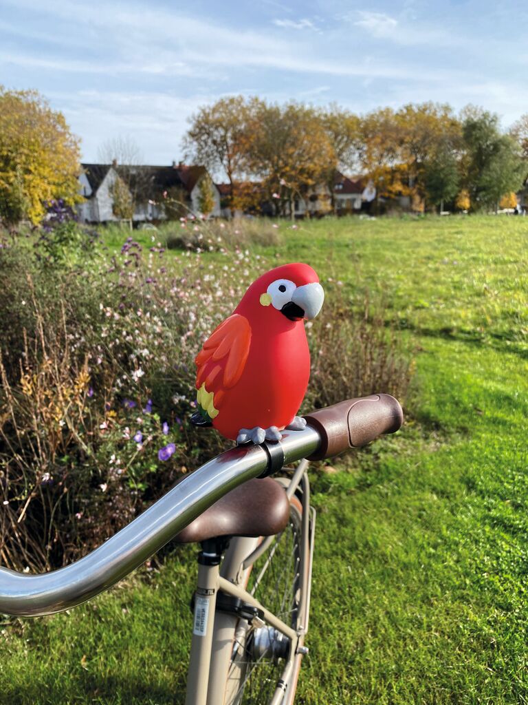 Fahrradhupe Papagei