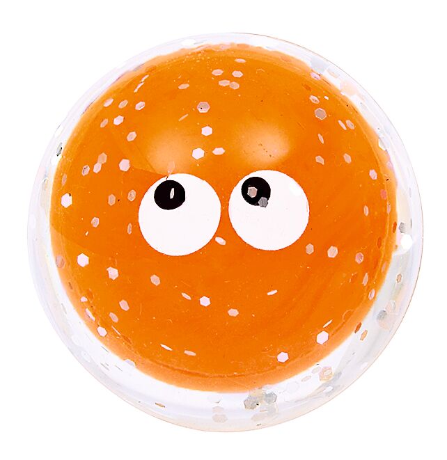 Lustiger Augenflummi orange