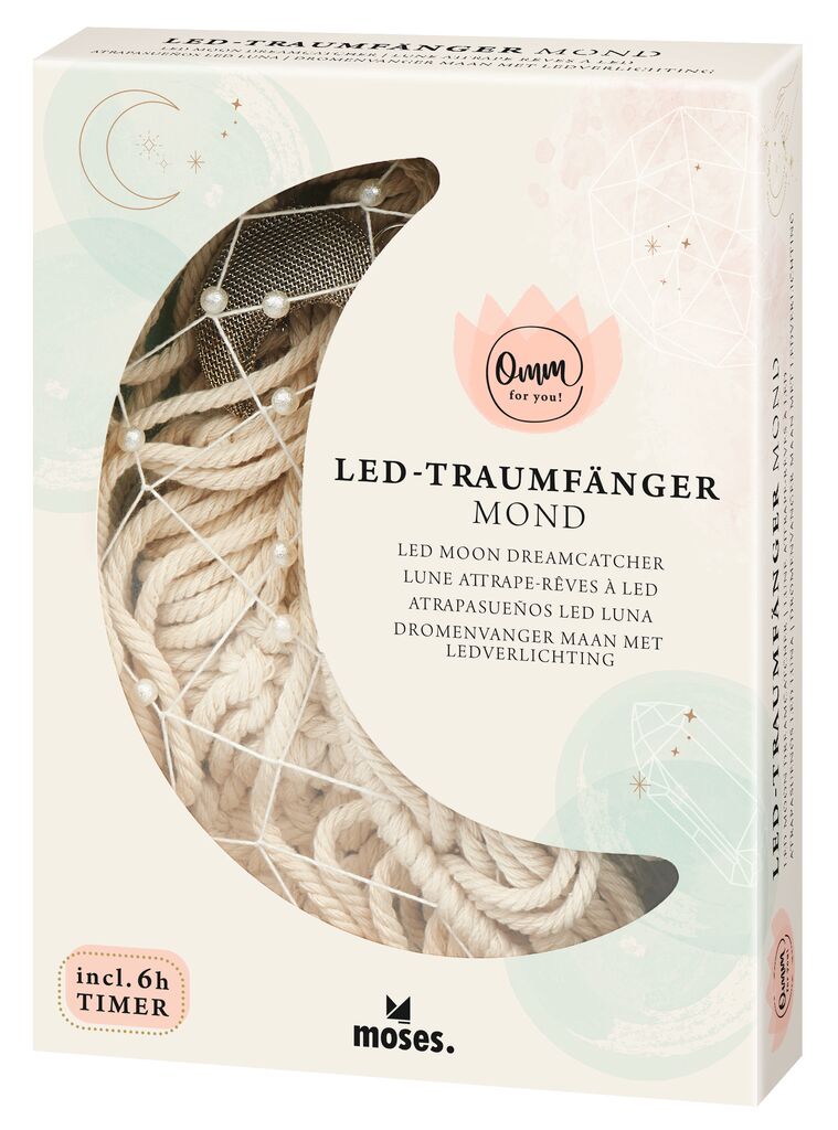 Omm for you LED-Traumfänger Mond