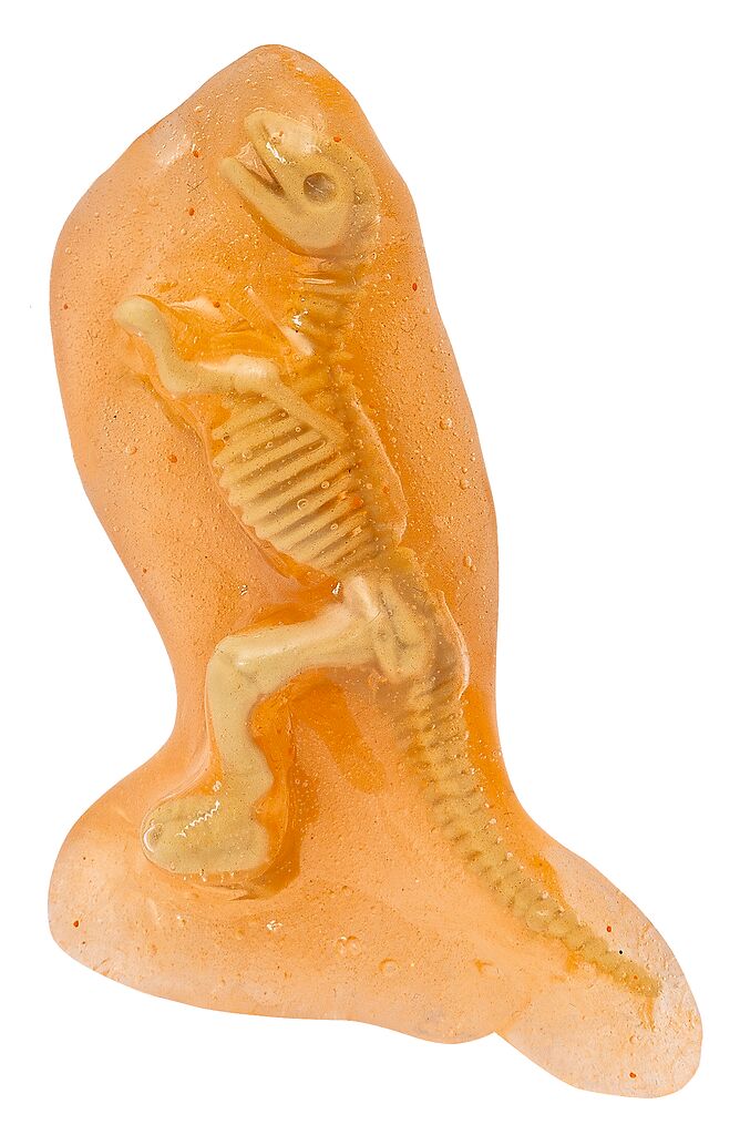 T-Rex Bernsteinfossil