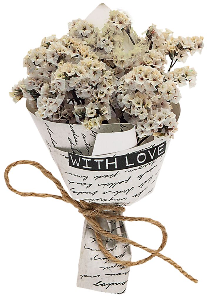 moses. libri_x Mini-Sträußchen Blumengrüße weiß