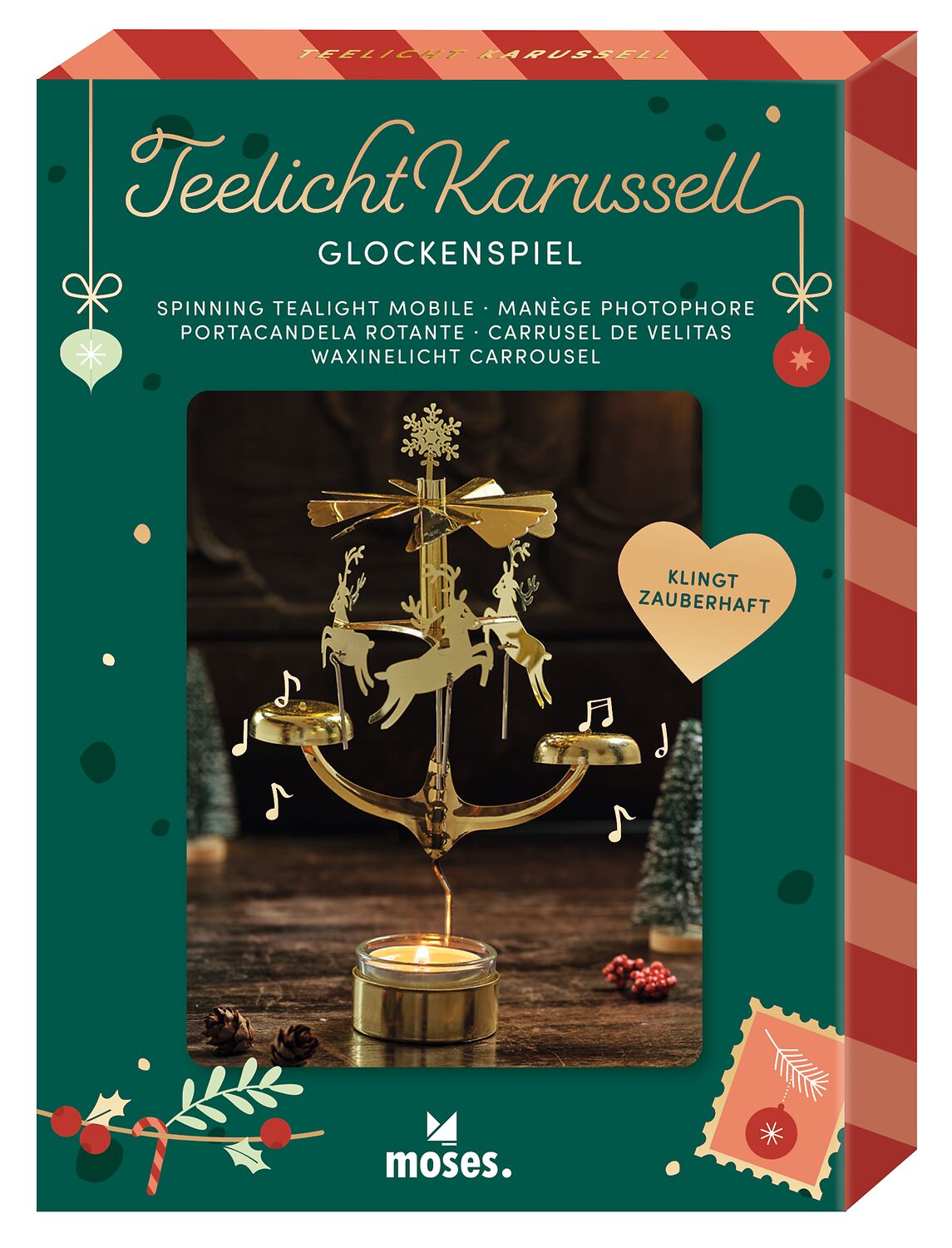 Teelicht-Karussell Glockenspiel