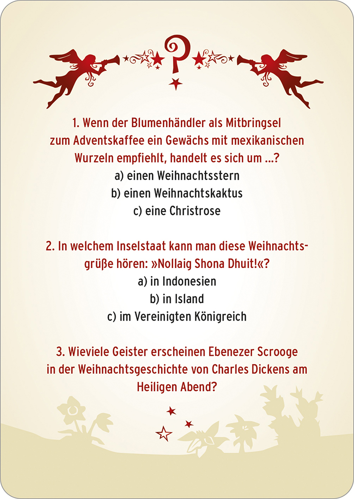 Das Weihnachtsquiz Das Weihnachtsquiz