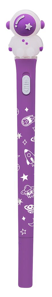 Light-Up Weltraumstift Astronaut violett