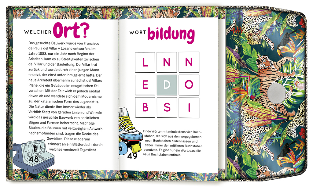 Rätsel to go Denksport-Mix: bunt & wild edition Rätsel to go Denksport-Mix: bunt & wild edition