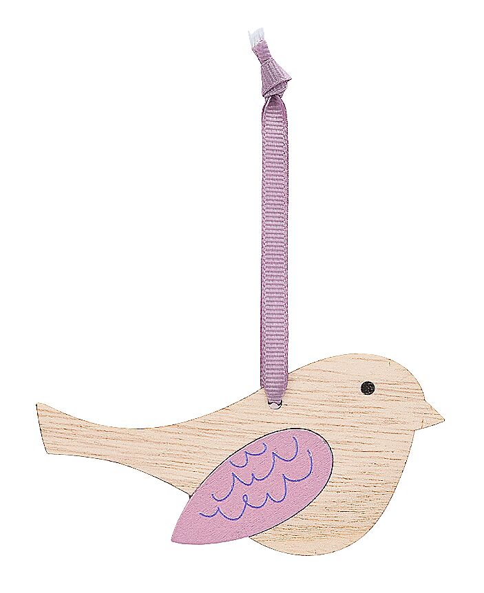 Anhänger Bunte Vögelchen violett