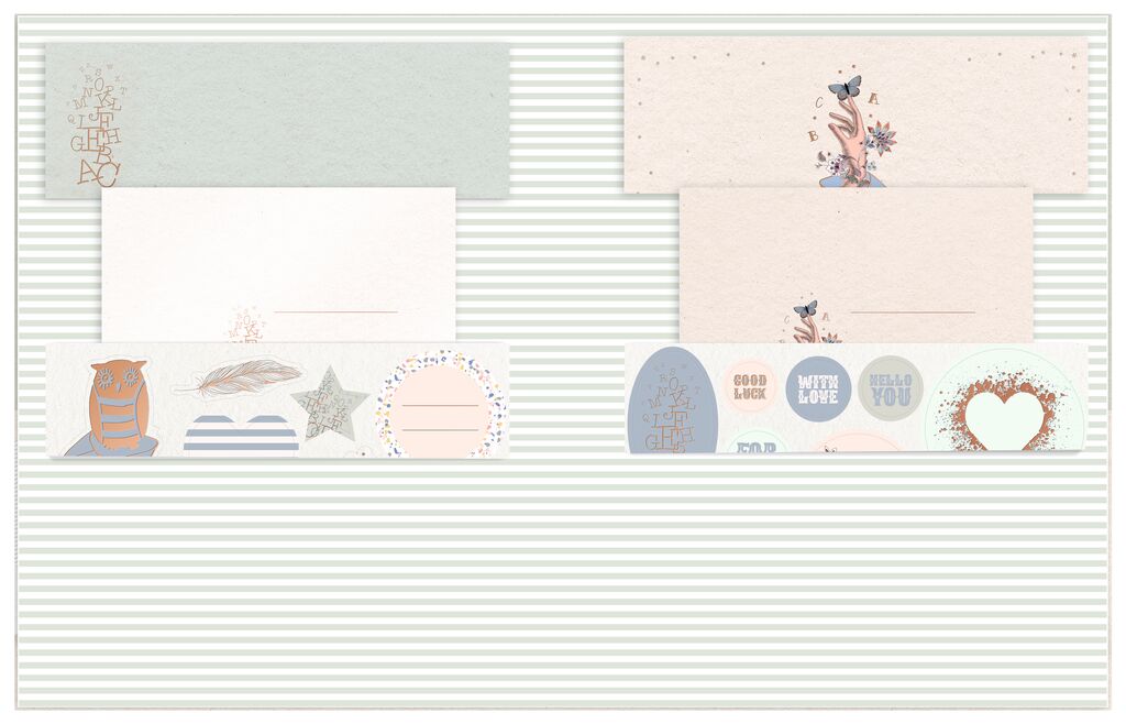 moses. libri_x Briefpapier-Set Letters moses. libri_x Briefpapier-Set Letters