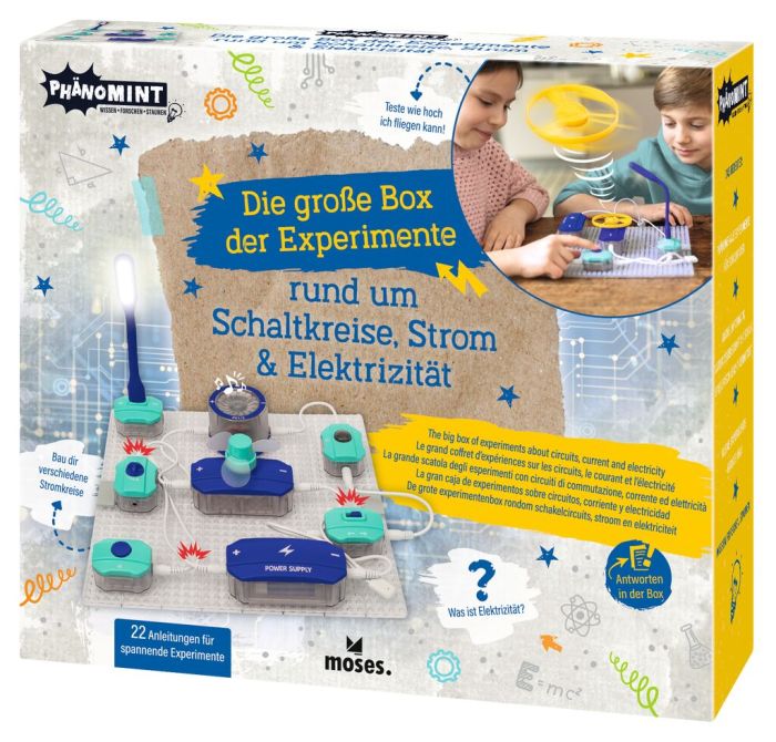 Moses PhänoMINT Scatola Esperimenti Cristalli | Set Scientifico Per Bambini 8+ | Coltiva Cristalli Colorati Con Polvere E Strumenti | Regalo Didattico
