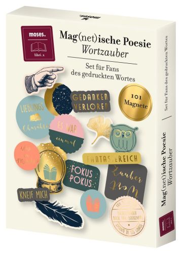 Moses. Magnetlesezeichen Jacob Grimm – 3er Set, Charmant Illustriert, Für Bücher & Unterlagen