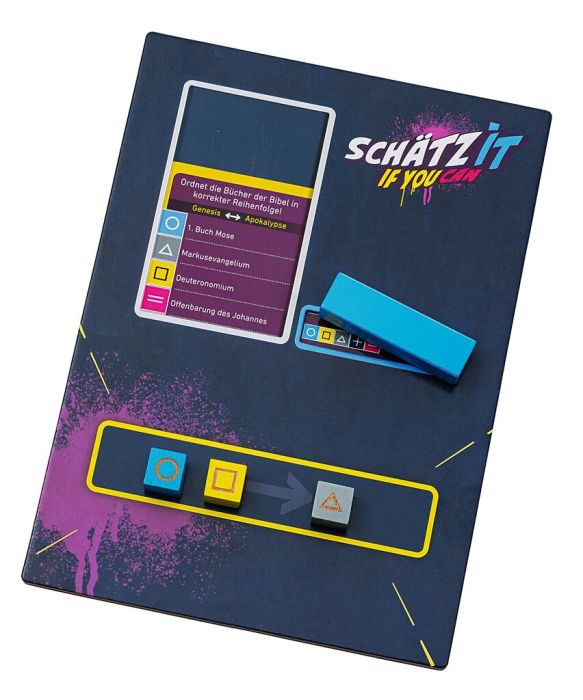 Moses. Schätz It – Gioco Di Quiz E Bluff Per 2-5 Giocatori Dai 14 Anni – 150 Domande Curiose – Durata 30 Minuti – Idea Regalo Creativa Per Serate Tra Amici - 3